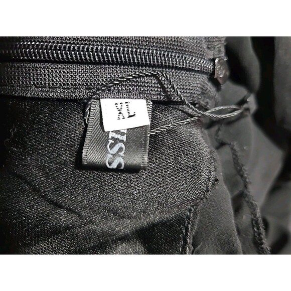 Miss Ord Black Whimsigoth Witchy Chiffon Tiered Lined Dress Size XL - Picture 11 of 14